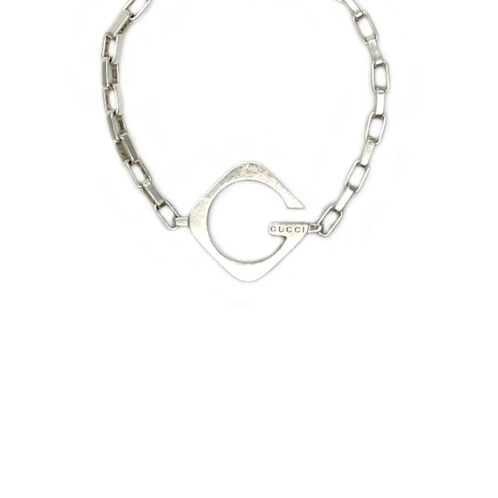 Gucci Luxury 925 Sterling Silver Bracelet RARE!! Vintage - Picture 2 of 8